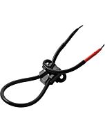 Heavenly henry ring with stimulator - black