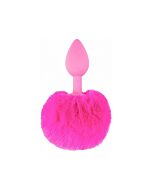 Neon bunny tail pink