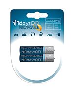 Rechargeable battery hr03 1,2v 900ma dayron pack 2
