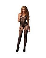 Leg avenue jacquard met bpdystocking