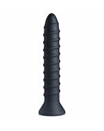 Spiral silicone vibrators - powe screw 10x black