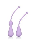 Kegel set silicone weighted kegel exercisers - purple