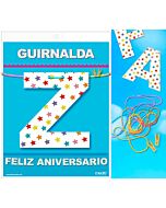Guirnalda feliz aniversario (cartulina 220gr)