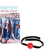 Fetish fantasy beginners ball gag red