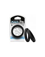Xact-Fit Rings - Double Pack - Black