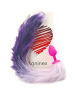 Saninex sensation tail butt plug purple