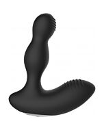 E-stimulation vibrating prostate massager - black