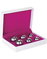 Ben wa balls 3 different weights silver