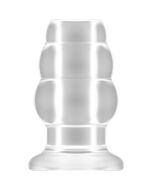 No.49 - small hollow tunnel butt plug - 3 inch - translucent