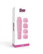 Glossy kurt pocket massager pink