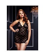 Baci lace babydoll plus size black