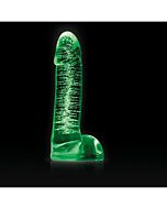 Firefly glass smooth dildo
