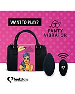 Feelztoys - panty vibe remote controlled vibrator - black