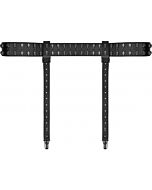 Ouch! skulls and bones - garter belt with skulls - black