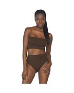 Opaque microfiber set - brown