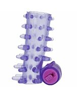 Casual ring vibrating sleeve purple