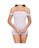 Picardías skirt blanco