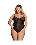 Subblime queen plus floral pattern teddy s/m