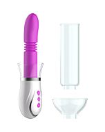 Thruster - 4 in 1 rechargeable couples pump kit - purple
