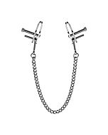 Kneel - nose to genitals clamps