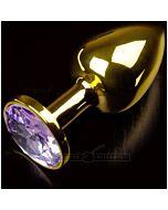 Jewellery small gold baby purple