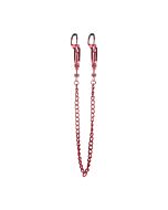 Ouch helix nipple clamps red