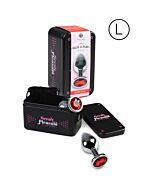 Secret play anal plug size l - red