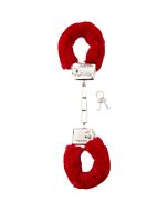 Furry handcuffs red