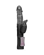 Rotating beaded beetle vibrator - black