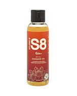 S8 massage oil green tea & lilac blossom 125ml