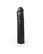 Hung system realistic dong black benny 25.5cm