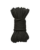 Kink - 6mm hemp bondage rope - 30 ft. black