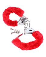 Fetish fantasy furry cuffs red