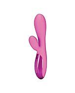 Ultrazone tease 6x rabbit style silicone vibe - pink