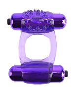 Fantasy c-ringz duo-vibrating super ring purple