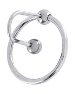 Steel spermstopper ring - 30 mm - silver