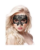 Princess black lace mask - black