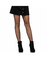 Leg avenue lurex industrial net pantyhose black one size