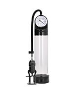 Deluxe pump with advanced psi gauge - transparent