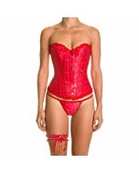 Corset michelle rojo