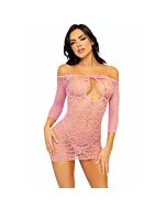 Net Heart Pink Dress