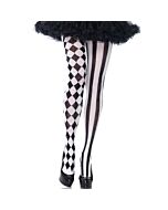 Harlequin NoirBlanc Stockings