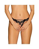 Bravelle Crotchless Thong S/M