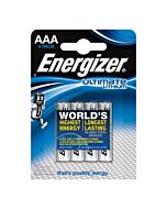 Energizer Ultimate Lithium AAA 1.5V Batteries (4-Pack)