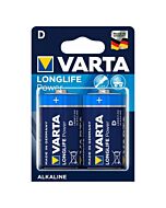 Varta Longlife LR20 Alkaline Battery - Double Pack