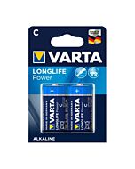 Varta Longlife LR14 Batteries - Double Pack