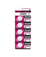 Maxell CR2025 3V Batteries - Pack of 5
