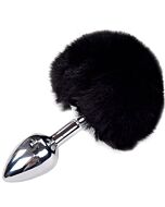 Black Pompon Plug