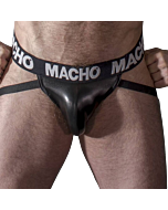 Black Leather Jockstrap MachoX25