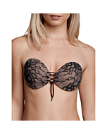 Interlaced Embroidered Adhesive Bra